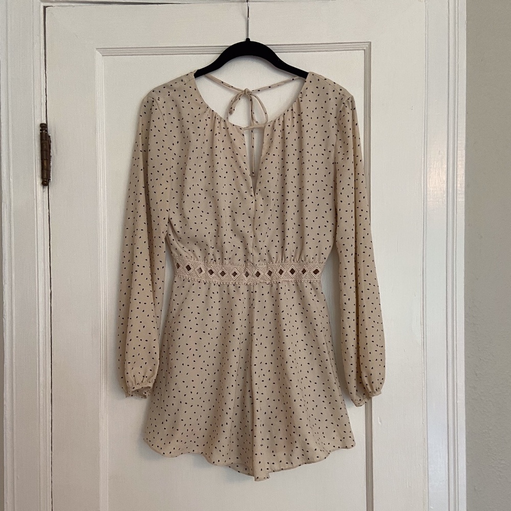 Long Sleeved Romper by Traveling Chic Boutique, Small